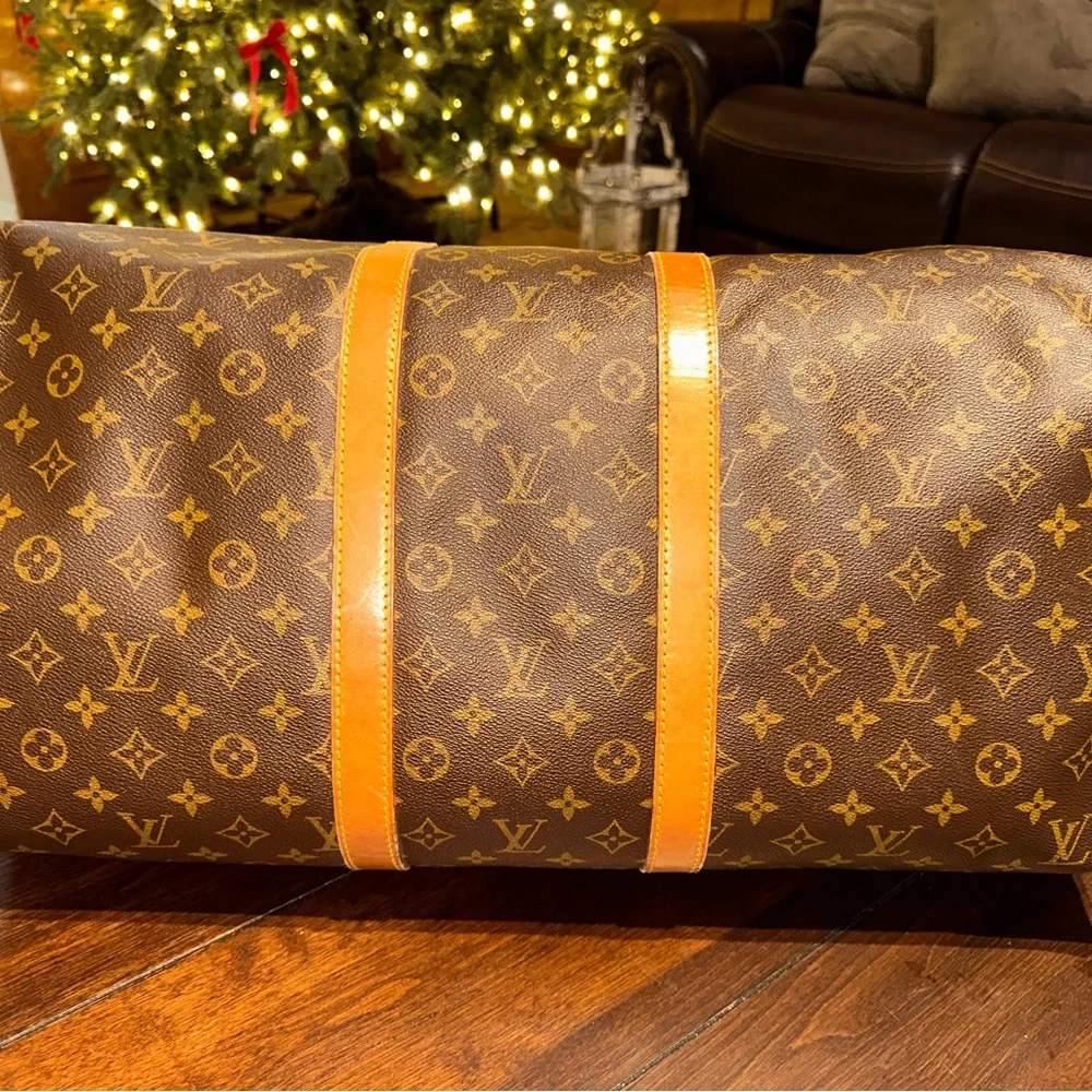 Louis Vuitton Classic Monogram Keep All 55 Duffle Overnight Bag WITH COA! - Picture 8 of 16